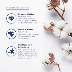 Organic Castor Oil Pack <b>Compress</b> Wrap for Breast Castor Oil Cold Pressed Organic Reusable Leak Pads Castor Oil <b>Compress</b> Pack - Product Image 6