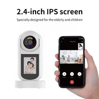 Caméra de visioconférence intelligente avec écran IPS de 2,8 pouces, appel à une touche, moniteur de soins aux personnes âgées, audio bidirectionnel, WiFi, dispositif de sécurité 1080P