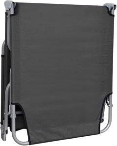 Hangrui High Quality Steel <strong>Tube</strong> Folding Reclining Beach Camping Bed Portable Iron Modern Leisure Outdoor Use Hotels Park 600D - Product Image 4