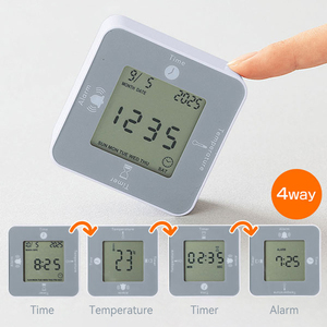 Nueva promoción interruptor de alarma Sensor de gravedad giratorio de Color Pomodoro Cube <span class=keywords><strong>30</strong></span> 60 <span class=keywords><strong>Min</strong></span> cuenta regresiva Digital temporizador de cocina con batería - Product Image 2