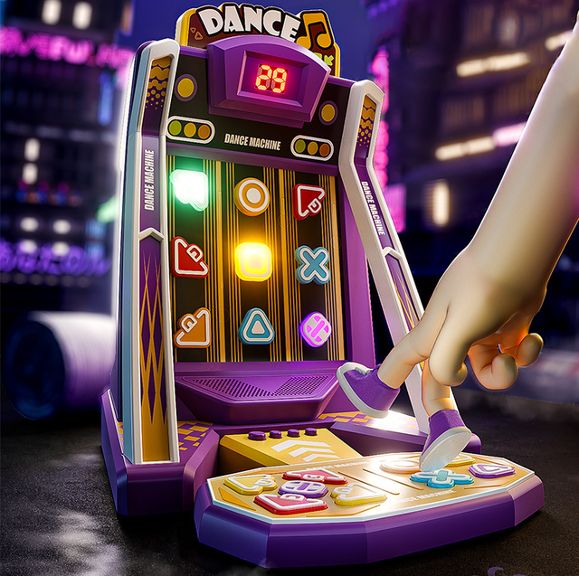 Fast Push Educational Finger Toys Musical Dancing Machine Memory Training Light Music Fidget Machine