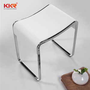 <span class=keywords><strong>Tabouret</strong></span> de <span class=keywords><strong>douche</strong></span> de sauna en résine à surface solide, banc de siège de toilette à modélisation incurvée parfaite <span class=keywords><strong>pour</strong></span> salle de bain et chambre à coucher - Product Image 1