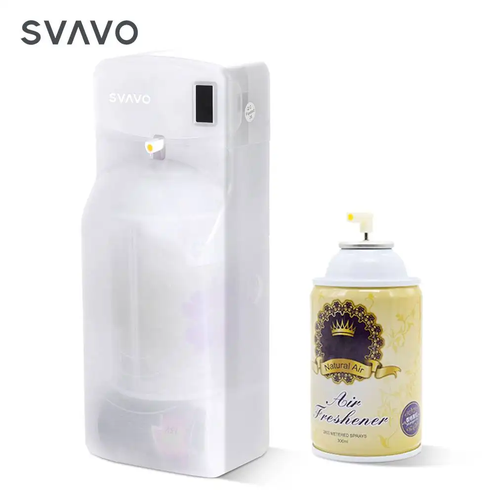 Translucent Air Freshener Spray Automatic Aerosol Spray Dispenser Adjustable Aroma Machine Great for Bedrooms, Offices, Airports