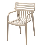 Chaise de salle à manger simple DHF Nordic Outdoor, fauteuil design moderne en plastique, modèle 268-APP