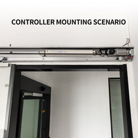 Contrôleur de porte coulissante automatique RETO, module de contrôle par microprocesseur, vitesse réglable, temps de maintien ouvert pour porte coulissante commerciale