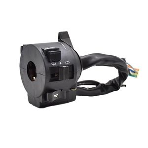 Motorcycle Handlebar <b>Switch</b> Assembly Turn Signal <b>Push</b> <b>Button</b> 10 Amps For Honda King Street Off-road Motorcycle Parts - Product Image 1
