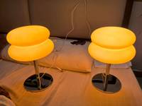 Lampe de table LED d'ambiance élégante au design hamburger, 3000K 4000K 6000K, avec contrôle par interrupteur, lampe de bureau style nordique, best-seller