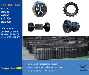 Service OEM/ODM d'usine MST600 MST600E Chenille en caoutchouc 500x90x78 pour chenille de transport Morooka, chenille de tombereau, train de roulement en caoutchouc - Product Image 3