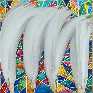 Plumas de Cola de Faisán Naturales Plateadas al por Mayor, de 15-80 cm, Impermeables, para Manualidades, Disfraces de <span class=keywords><strong>Carnaval</strong></span>, Graduación, Día de San Valentín - Product Image 2