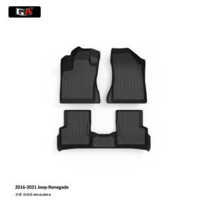 Tappetino Antiscivolo per Auto <span class=keywords><strong>Jeep</strong></span> <span class=keywords><strong>Renegade</strong></span> Impermeabile 3D in TPE Ecologico - Product Image 2