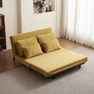 Petit appartement moderne tissu multifonctionnel pliant coulissant canapé-<span class=keywords><strong>lit</strong></span> double canapé-<span class=keywords><strong>lit</strong></span> <span class=keywords><strong>2</strong></span> <span class=keywords><strong>places</strong></span> à <span class=keywords><strong>bas</strong></span> prix meubles de salon - Product Image 2