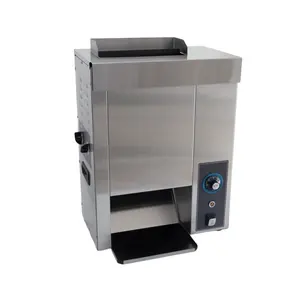 Popular máquina de hamburguesas pequeña calefacción vertical control de temperatura inteligente máquina de hamburguesas de acero inoxidable 220V