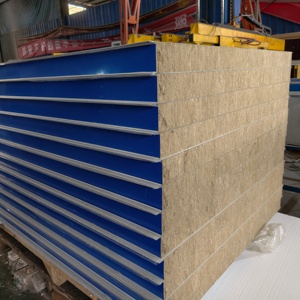 Panneau en laine de roche ignifuge classe A1 pour mur extérieur |   Panneau en laine minérale haute densité 40-100 kg/m³ pour l'<span class=keywords><strong>isolation</strong></span> des bâtiments - Product Image 5