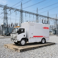 Groupe électrogène mobile de qualité industrielle standard, résistant aux intempéries, refroidi par air, à démarrage automatique, monté sur remorque, prêt pour l'extérieur, 15-720 kW