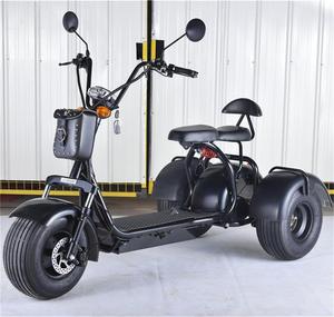 Jinjian dual-ngồi điện citycoco cũng bán Châu Âu EEC coc giấy chứng nhận 60V mở ba bánh xe điện cho - Product Image 6