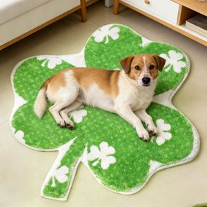 Luxury Modern Dog <b>Cat</b> <b>Mat</b> Polyester Skin-friendly Fleece Cartoon Design Breathable Anti-Slip Washable Eco-Friendly Pet Bed - Product Image 3