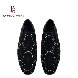 Nouvelle Collection Hiver : Mocassins Homme en Cuir Véritable et Daim, Faits Main, Design Diamant DIY, Logo Personnalisé, Marque Originale - Product Image 3