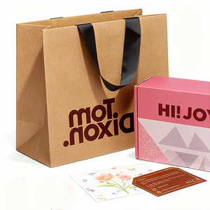 Recycelbare Geschenkverpackung aus Pappe mit individuellem Logo, luxuriöse Verpackung, stabile Faltschachtel, Einzelhandels-Geschenkbox mit Tasche - Product Image 6