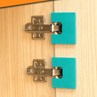 Gabarit d'installation pour charnières et loquets de cadre de porte en plastique - Utilisation par les menuisiers pour armoires de cuisine, de salle de bain et tiroirs domestiques |   ODM disponible
