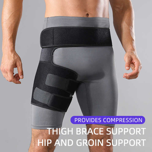 Attelle de soutien respirante en néoprène pour hanches et cuisses – Protection sportive unisexe en gros - Product Image 4