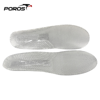 Semelles de remplacement POROS pour patins à glace avec soutien de la voûte plantaire 3D et conception antichoc pour chaussures de patinage sur glace