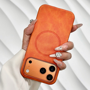 เคสโทรศัพท์หนังแท้ Crazy Horse รุ่น L183 ดีไซน์หรูหรา ป้องกันการแตกหัก สำหรับ iPhone 13 14 15 16 17 Pro Max - Product Image 3