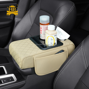 Caja de consola central para Reposabrazos de coche, portavasos con cubierta de caja de reposabrazos de almacenamiento de papel tisú - Product Image 3
