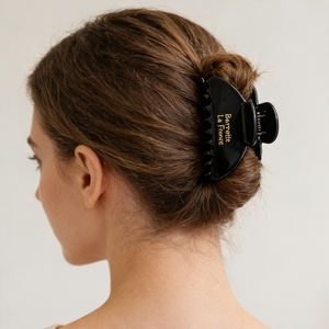 Pince à cheveux en acétate français de 7 cm, pince requin exquise et élégante, accessoire de coiffure tendance et polyvalent - Product Image 2