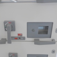 Boîte de commande intérieure extractible MNS 400V/690V 6300A IP54 avec interrupteur ATS (acier galvanisé)