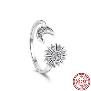 Anillos de Eternidad de Plata de Ley 925 con Circonita Roja Brillante en Forma de Corazón, para Mujer, para Boda, Compromiso, Aniversario, Fiesta, Moda - Product Image 6