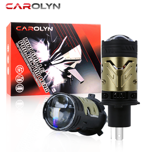 Faros Delanteros Bi-<span class=keywords><strong>LED</strong></span> Retrofit de 200W, Lente de Proyector Mini de Doble Haz, Luces <span class=keywords><strong>LED</strong></span> H4 H7, Luces <span class=keywords><strong>LED</strong></span> Empotradas Retrofit - Product Image 3