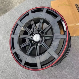 Rueda Forjada de Fibra de Carbono Negra de Una Sola Pieza, Personalizada, de 21, 22, 23 y 24 Pulgadas, Apta para Mercedes Benz GG500G63 - Product Image 3