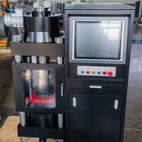 Machine d'essai de compression du béton 2000 kN, testeur de cube hydraulique automatique, ASTM C39 EN