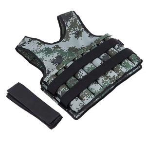 Gilet de Fitness Pondéré Réglable 20kg 50kg Entraînement d'Exercice Fitness <span class=keywords><strong>Veste</strong></span> Gilet ForJogging et Entraînement de Boxe - Product Image 1