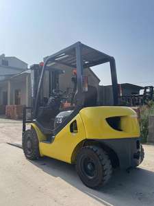 Chariot élévateur diesel Komatsu 17e génération 2.5 tonnes en option double siège à suspension vision large choix pour les équipements de construction d'occasion - Product Image 2