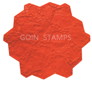 Timbro di pavimentazione in materiale Pu modelli di gomma stampi in gomma timbri in calcestruzzo - Product Image 6