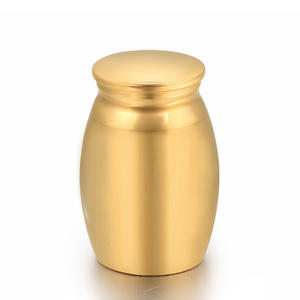 Urne funéraire gravée, mini urnes pour cendres d'animaux ou d'humains, acier inoxydable, souvenir funéraire commémoratif - Toujours dans ma pensée 16*25 mm - Product Image 6