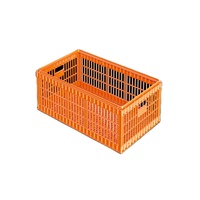 Boîte de transport pour poulets en plastique sur mesure, type tiroir / Cage de transport pour poulets / CAISSE DE TRANSPORT POUR POULETS avec dessus ouvert