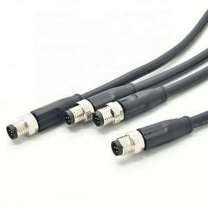 M8ขั้วต่อไฟฟ้ากันน้ำ IP67 6ขาสายอุตสาหกรรมปลั๊กการบินชายสายวงกลม - Product Image 6