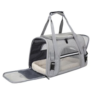 Sac de transport pour animaux de compagnie Wu en tissu Oxford respirant, pliable, petit format, sac de voyage pour animaux de compagnie à porter en bandoulière - Product Image 5