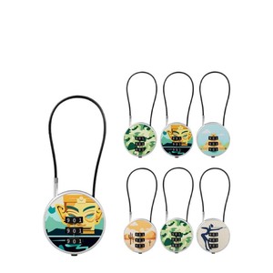 Travel Lock Combination Padlock 3mm Steel Wire Rope Lock For Suitcase Helmet Cabinet Waterproof Anti Theft <b>Security</b> Lock - Product Image 1