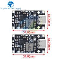 Module de charge et de suralimentation pour batterie au lithium Type-C USB 2/3S BMS 15W 8.4V 12.6V 1.5A avec équilibrage et charge rapide, avec indicateur
