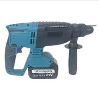 Marteau perforateur rotatif multifonction portable sans fil rechargeable 21V sans balais, qualité industrielle OEM, pour la construction électrique