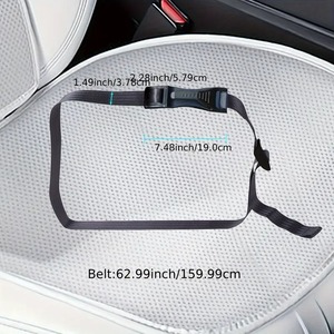 Cinturón de Seguridad Ajustable para Embarazadas con Soporte Transpirable y Abdominal para Mayor Seguridad Durante el Embarazo - Product Image 5