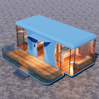 Capsule Préfabriquée de Luxe Futuriste et Respirante avec Garantie de 5 Ans – Pod Mobile Moderne en Verre pour Hôtel, Chambre, Salle de Bain, Bord de Mer