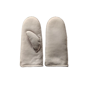 Gants en cuir véritable de haute qualité pour femmes mitaines mérinos souples pour un usage quotidien fourrure d'agneau cisaillement couture à la main pour les scènes en plein air - Product Image 5
