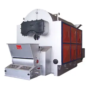 Horizontal Automatic Feeding 1 to 20 ton Wood Pellet Firewood Wood Chips Rice Husk Biomass Coal Fired chain grate steam boiler
