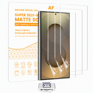 Pellicola Protettiva in <span class=keywords><strong>Vetro</strong></span> Opaco Idrogel Anti-Riflesso per Telefoni, Macchina per Taglio Pellicole, Protezione Schermo per Samsung S24 S25 Ultra - Product Image 1
