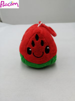 Porte-clés en peluche personnalisé en usine, adorable porte-clés en peluche en forme de glace, de beignets et de gâteaux, porte-clés en peluche de dessin animé, collations pour enfants, jouets en peluche pour la décoration de sac