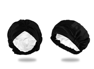 Gorro de Dormir Ajustable de Doble Capa de Satén de Seda para el Cuidado del Cabello Rizado Natural de Mujer, Regalo Promocional - Product Image 3